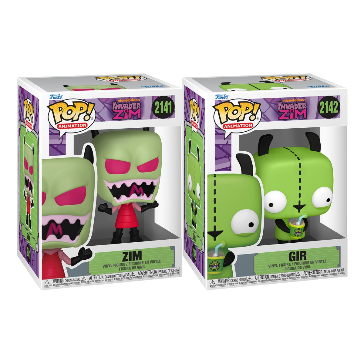 Funko Pop! Animation: Invader Zim: 2 Pop Bundle