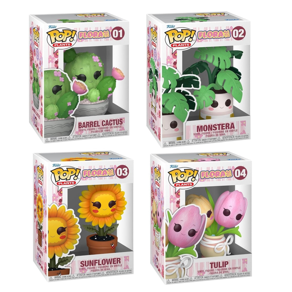 Funko Pop! Plants: Flora: 4 Pop Bundle
