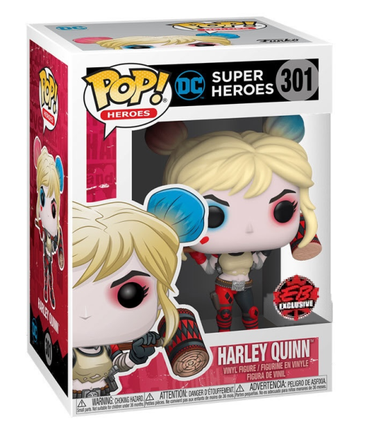 Funko Pop! Heroes: DC Super Heroes: Harley Quinn (EB Games Canada Exclusive) (Box Imperfection)