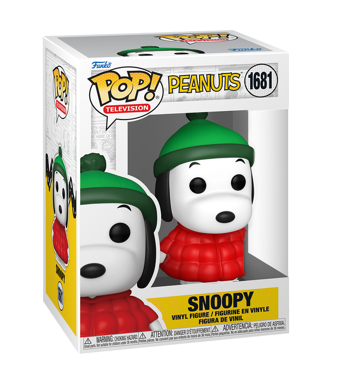 Funko Pop! Television: Peanuts: Snoopy (Puffer Jacket) (Box Imperfection)