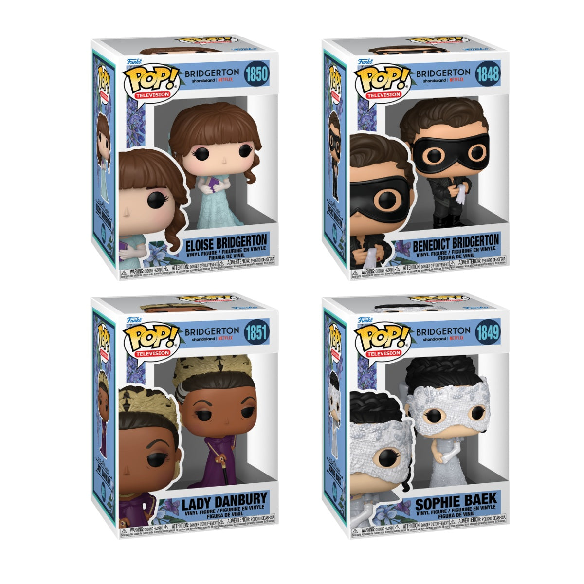 Funko Pop! Television: Bridgerton: 4 Pop Bundle
