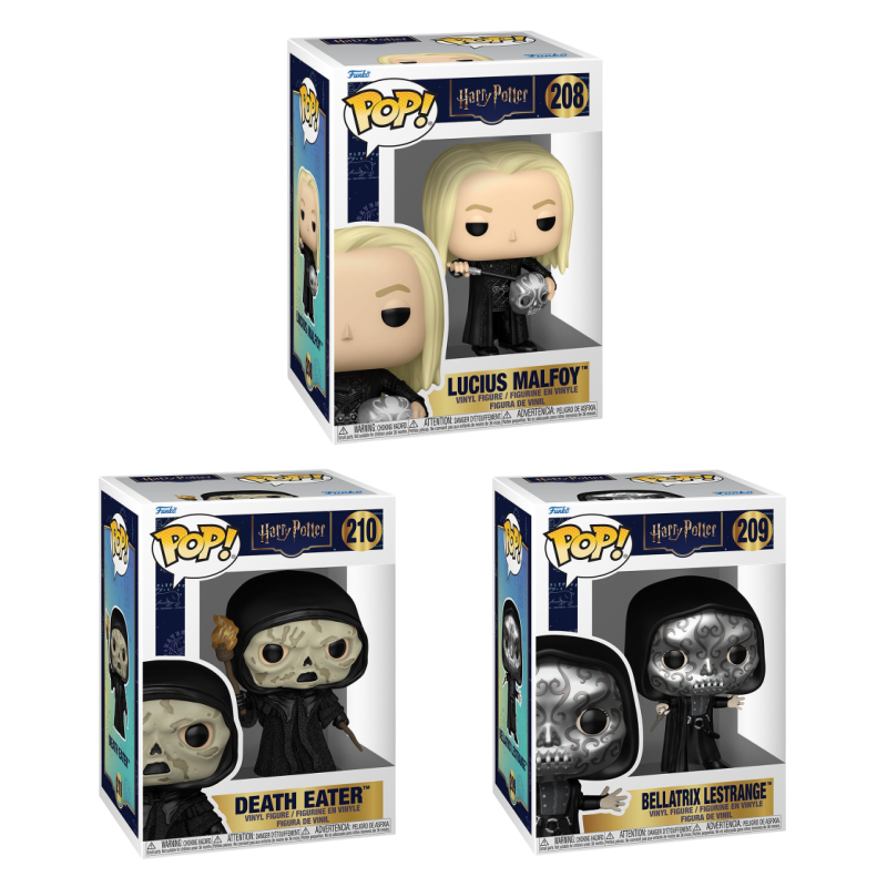 Funko Pop! Harry Potter: Death Eaters: 3 Pop Bundle