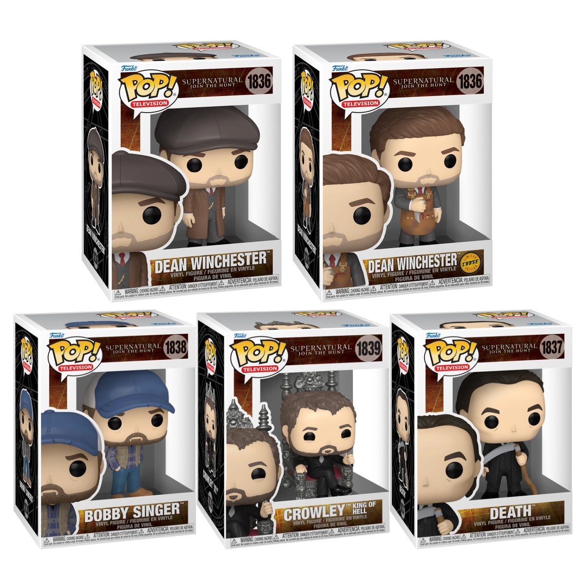 Funko Pop! Television: Supernatural: 5 Pop Bundle