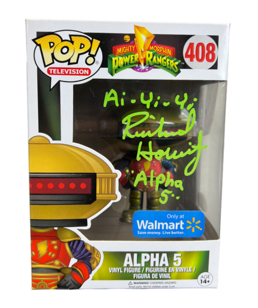 Funko Pop! Television: Power Rangers: Alpha 5 (Walmart Exclusive) (Autographed by Dee Bradley Baker) (JSA Certification)