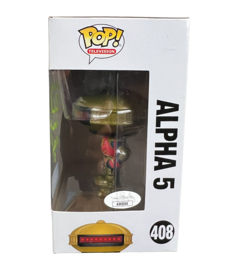 Funko Pop! Television: Power Rangers: Alpha 5 (Walmart Exclusive) (Autographed by Dee Bradley Baker) (JSA Certification)