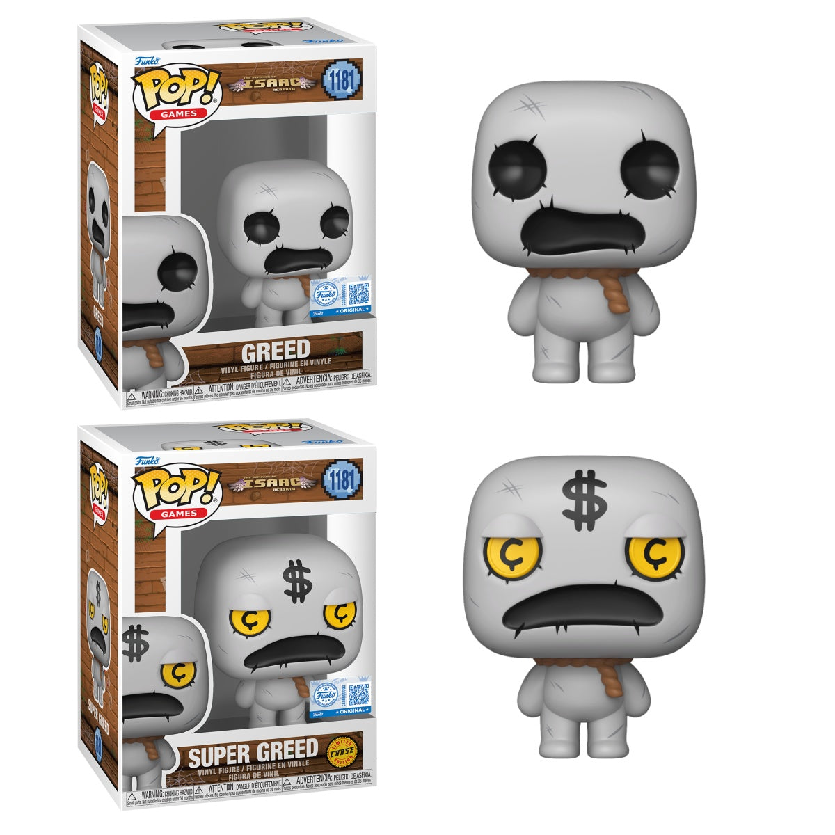 Funko Pop! Games: The Binding of Isaac Rebirth: Greed (Funko Shop Exclusive)