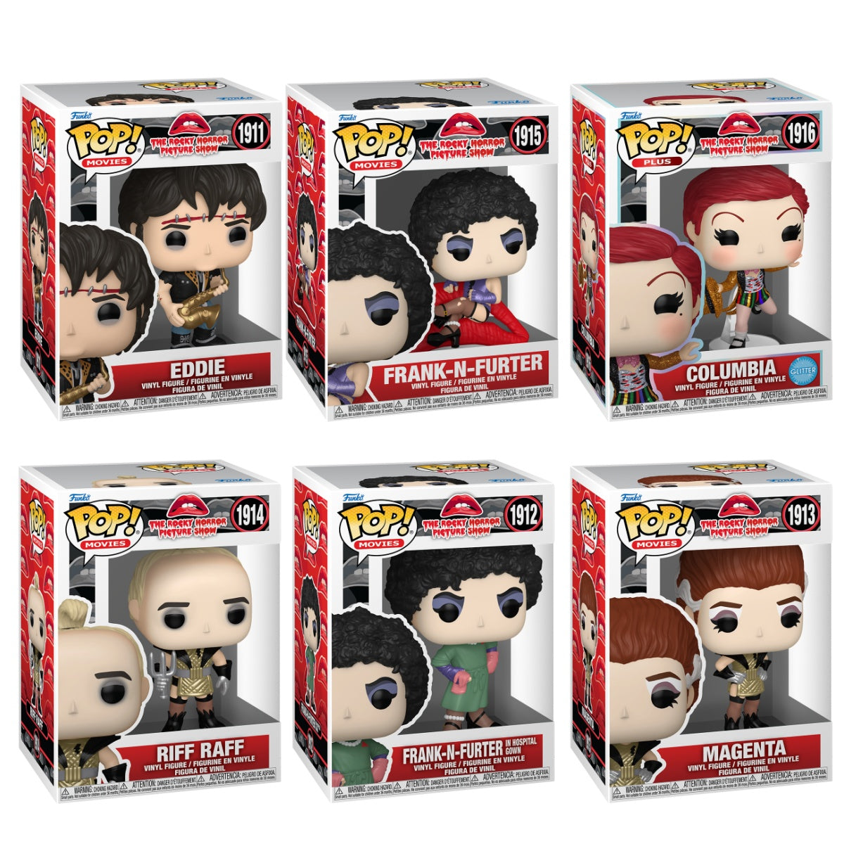 Funko Pop! Movies: Rocky Horror Picture Show: 6 Pop Bundle