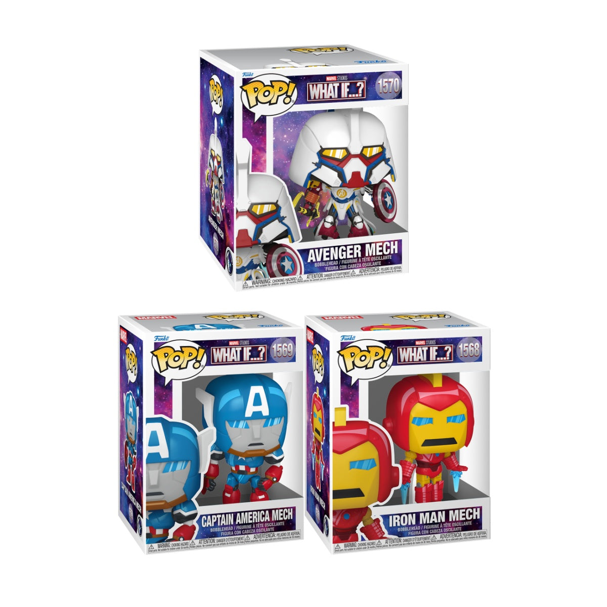 Funko Pop! Marvel: What If: 3 Pop Bundle