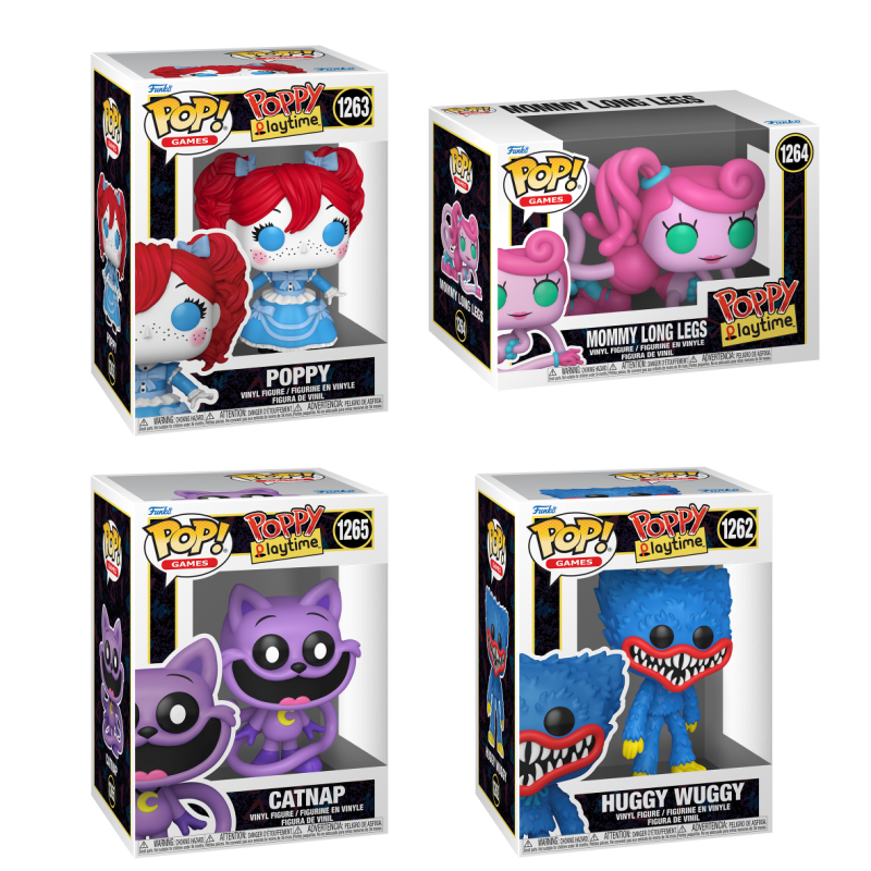 Funko Pop! Games: Poppy Playtime: 4 Pop Bundle