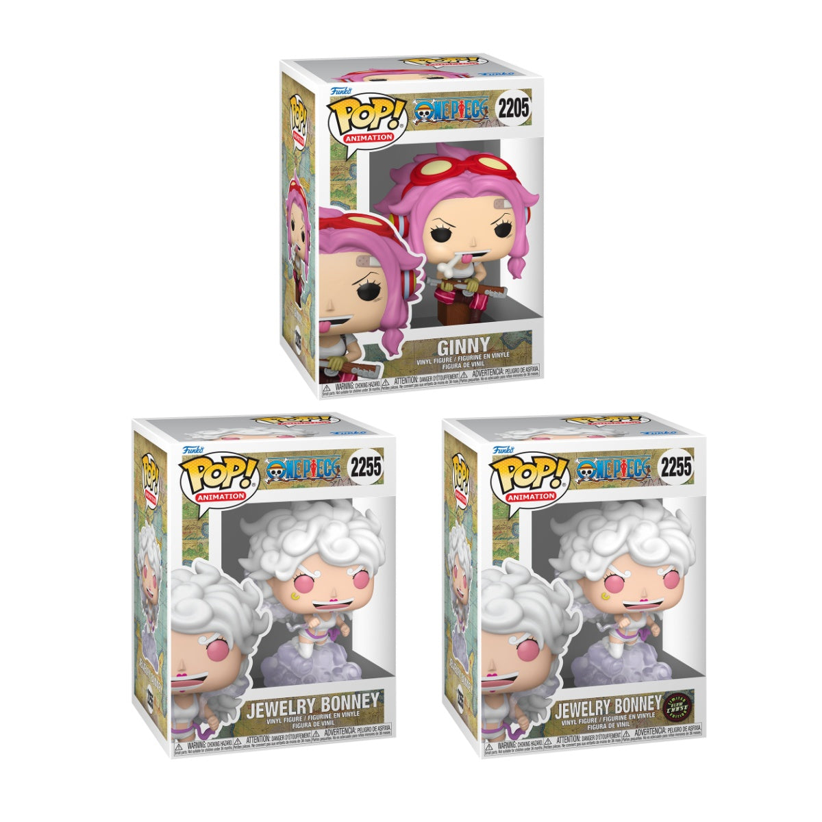 Funko Pop! Animation: One Piece: 3 Pop Bundle