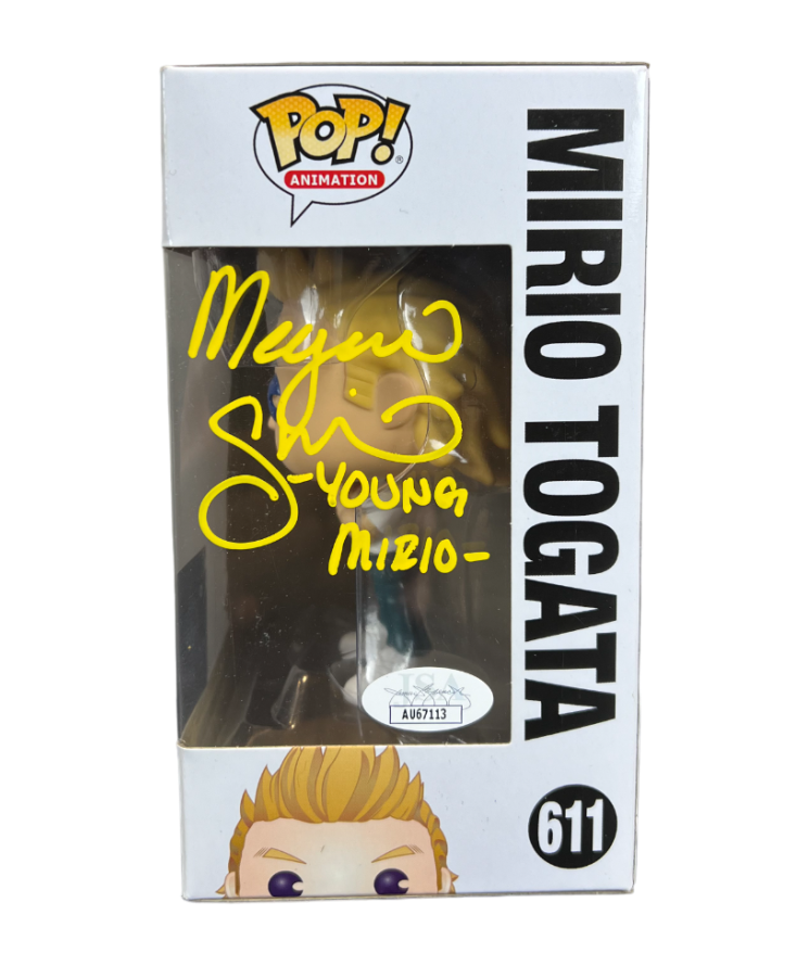 Funko Pop! Animation: My Hero Academia: Mirio Togata (Chalice Exclusive) (Autographed by Megan Shipman) (JSA Certification)