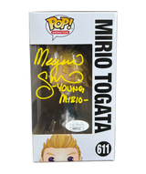 Funko Pop! Animation: My Hero Academia: Mirio Togata (Chalice Exclusive) (Autographed by Megan Shipman) (JSA Certification)