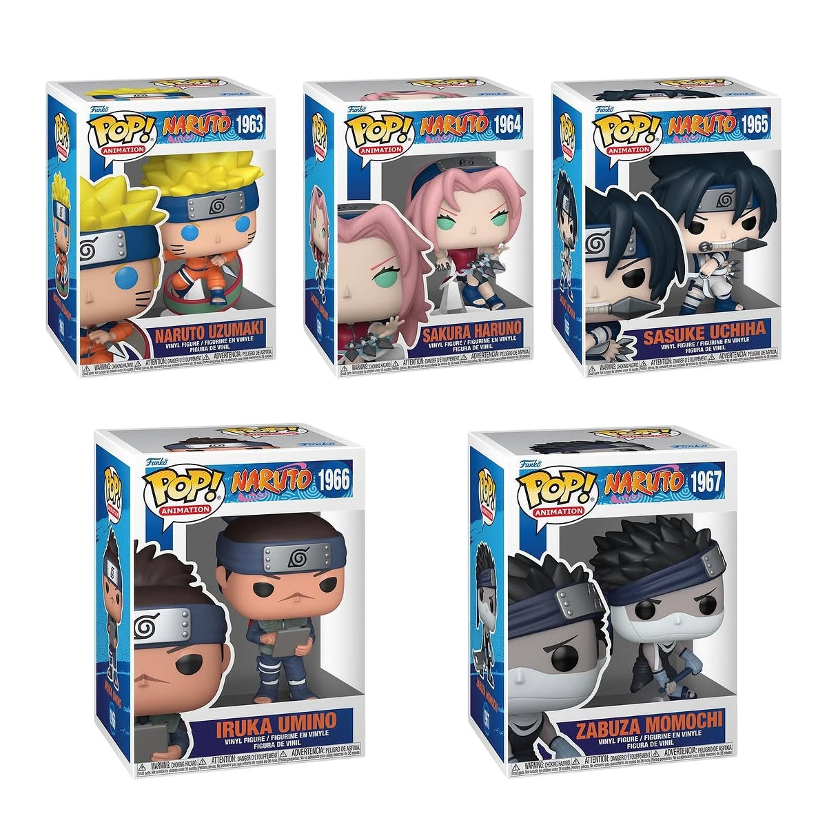 Funko Pop! Animation: Naruto: 5 Pop Bundle