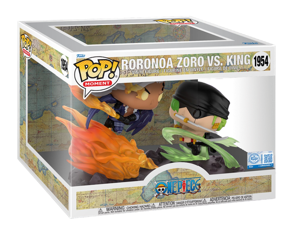 Funko Pop! Moment: One Piece: Roronoa Zoro Vs. King (GameStop Exclusive)