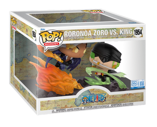 Funko Pop! Moment: One Piece: Roronoa Zoro Vs. King (GameStop Exclusive)