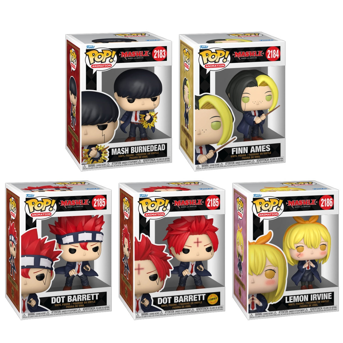 Funko Pop! Animation: Mashle Magic and Muscles: 5 Pop Bundle
