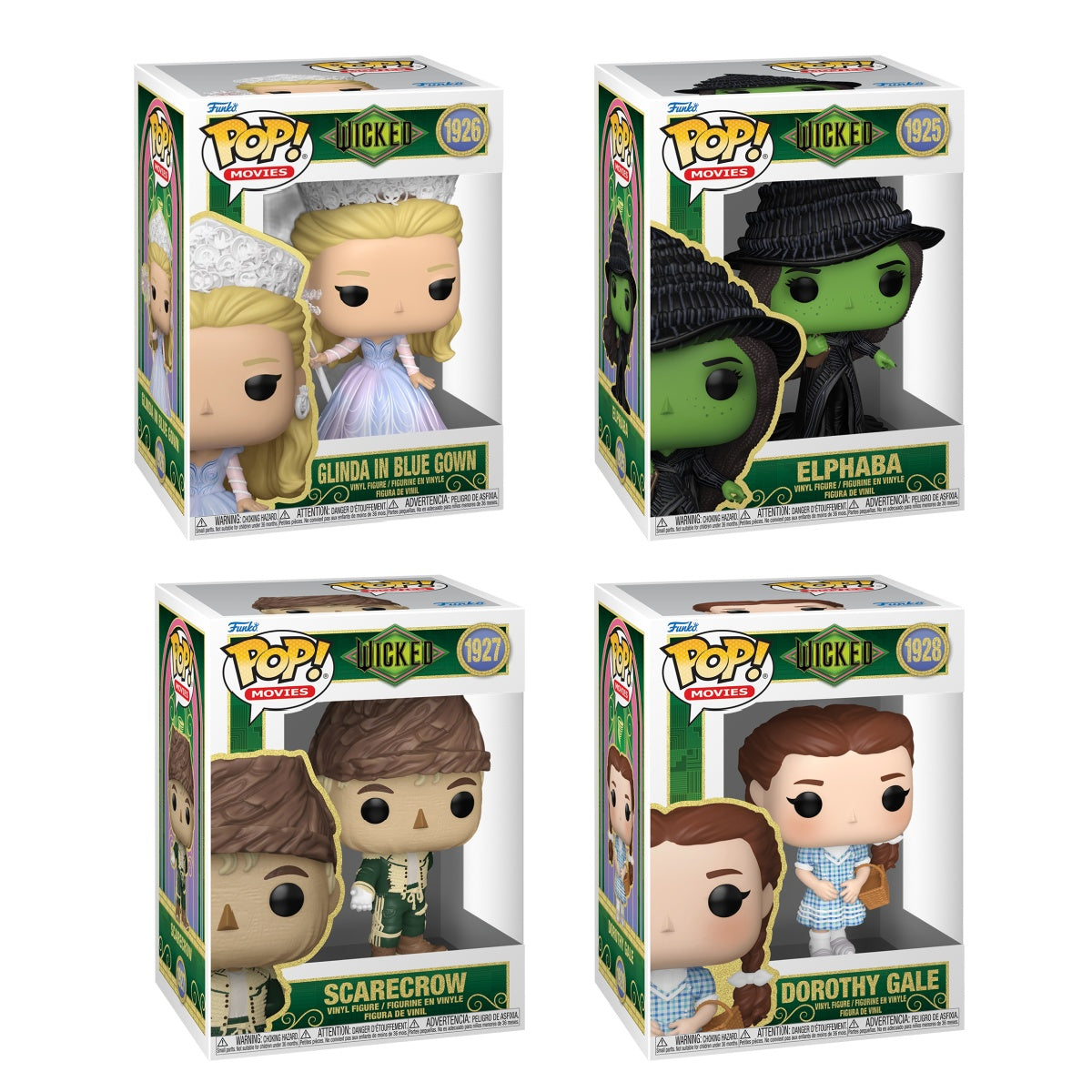 Funko Pop! Wicked for Good: 4 Pop Bundle