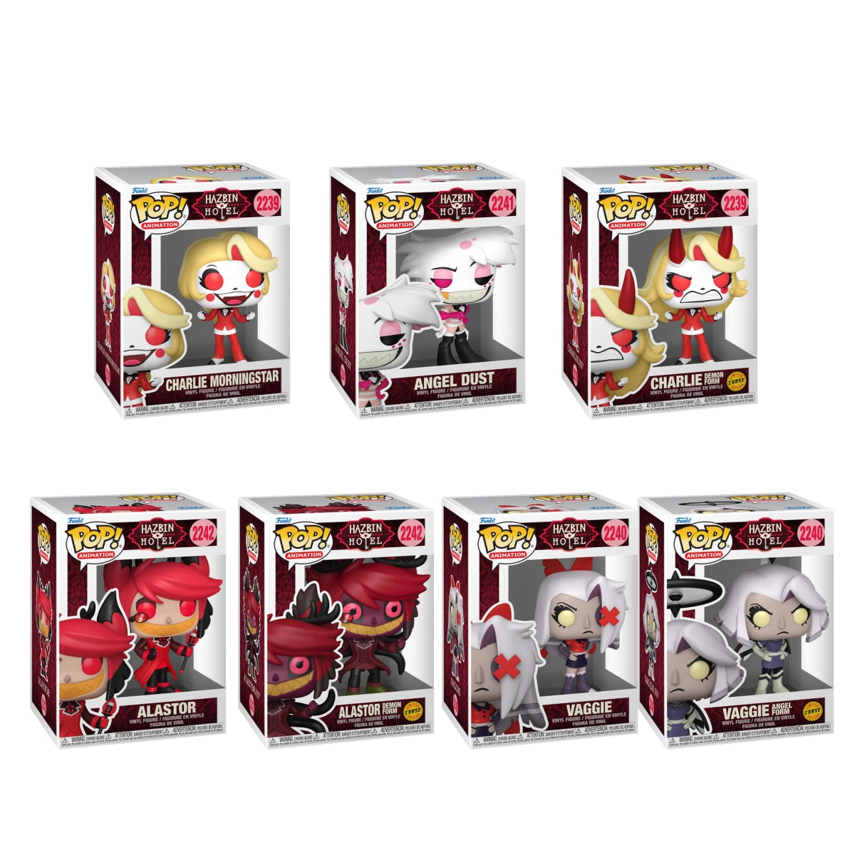 Funko Pop! Animation: Hazbin Hotel: 7 Pop Bundle