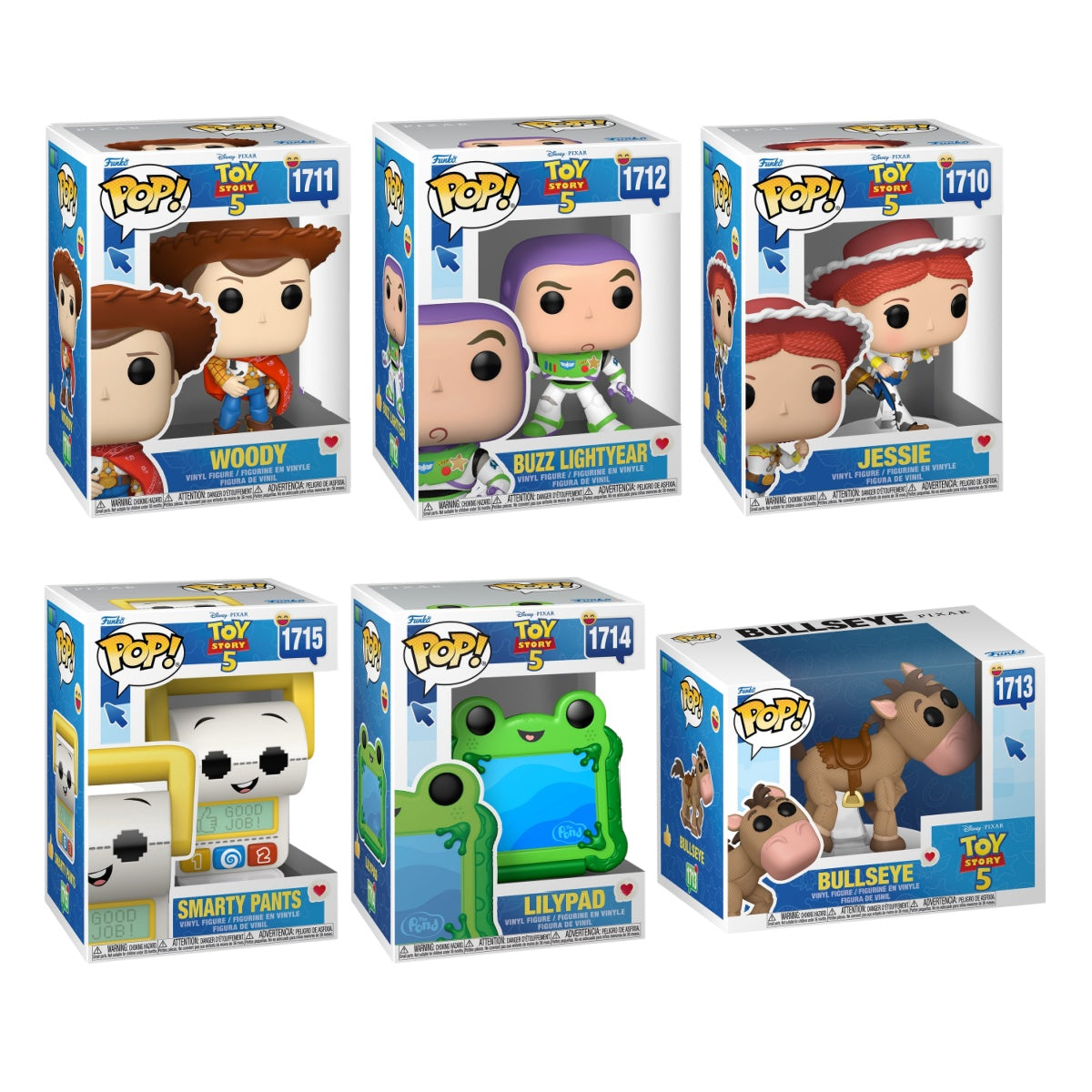 Funko Pop! Disney: Toy Story 5: 6 Pop Bundle