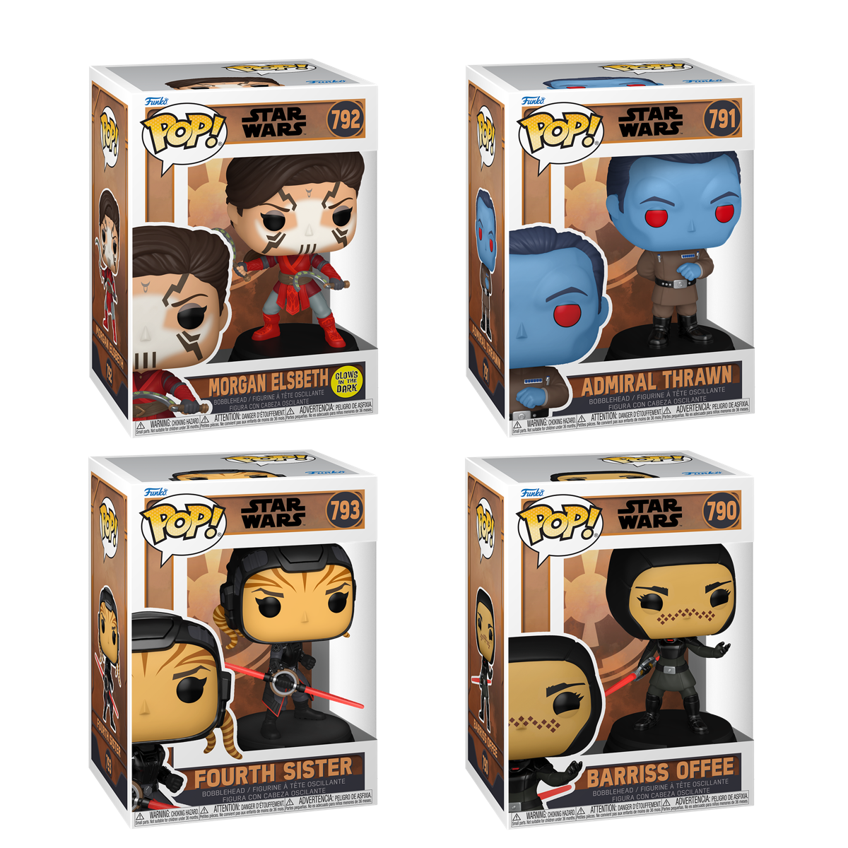 Funko Pop! Star Wars: Tales of the Empire: 4 Pop Bundle