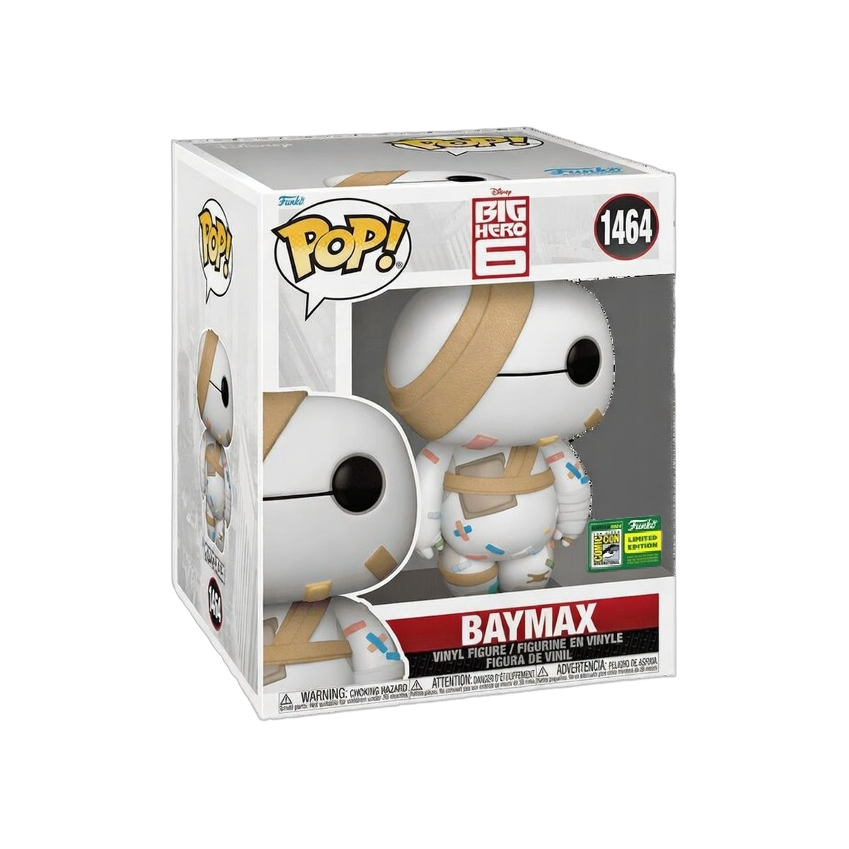 Funko Pop! Disney: Big Hero 6: Baymax With Bandaid (2024 SDCC Convention Exclusive)