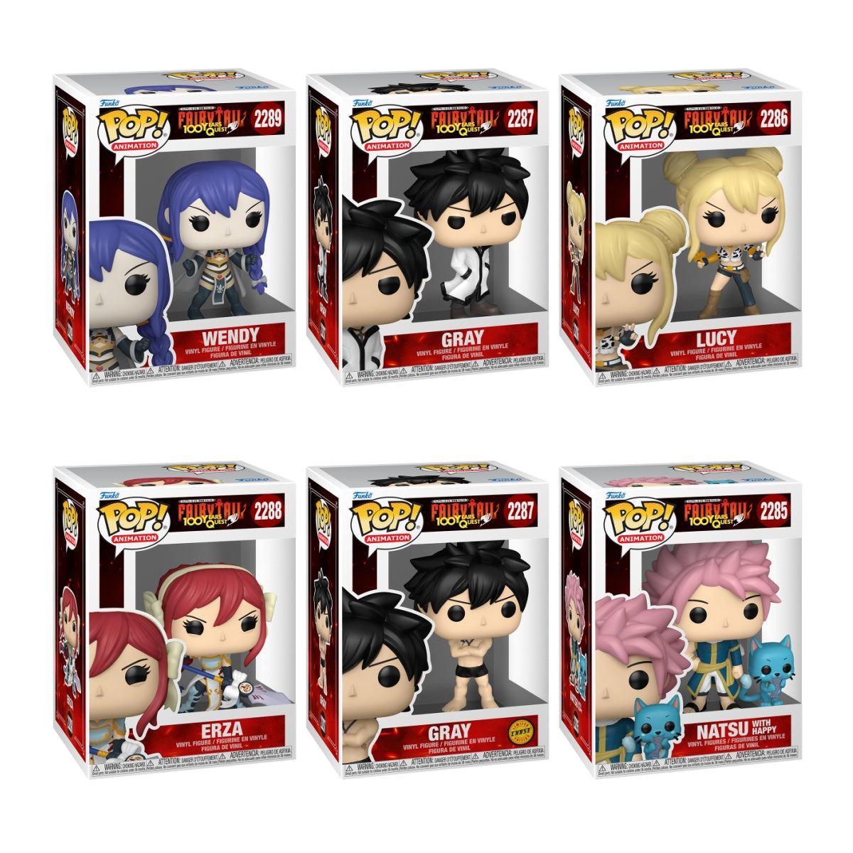 Funko Pop! Animation: Fairy Tail 100 Years Quest: 6 Pop Bundle