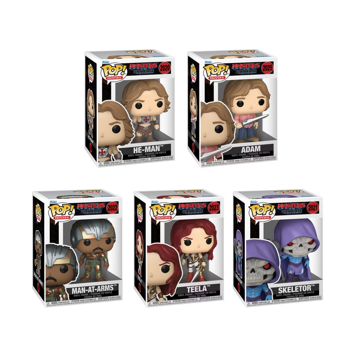 Funko Pop! Movies: Masters of the Universe: 5 Pop Bundle