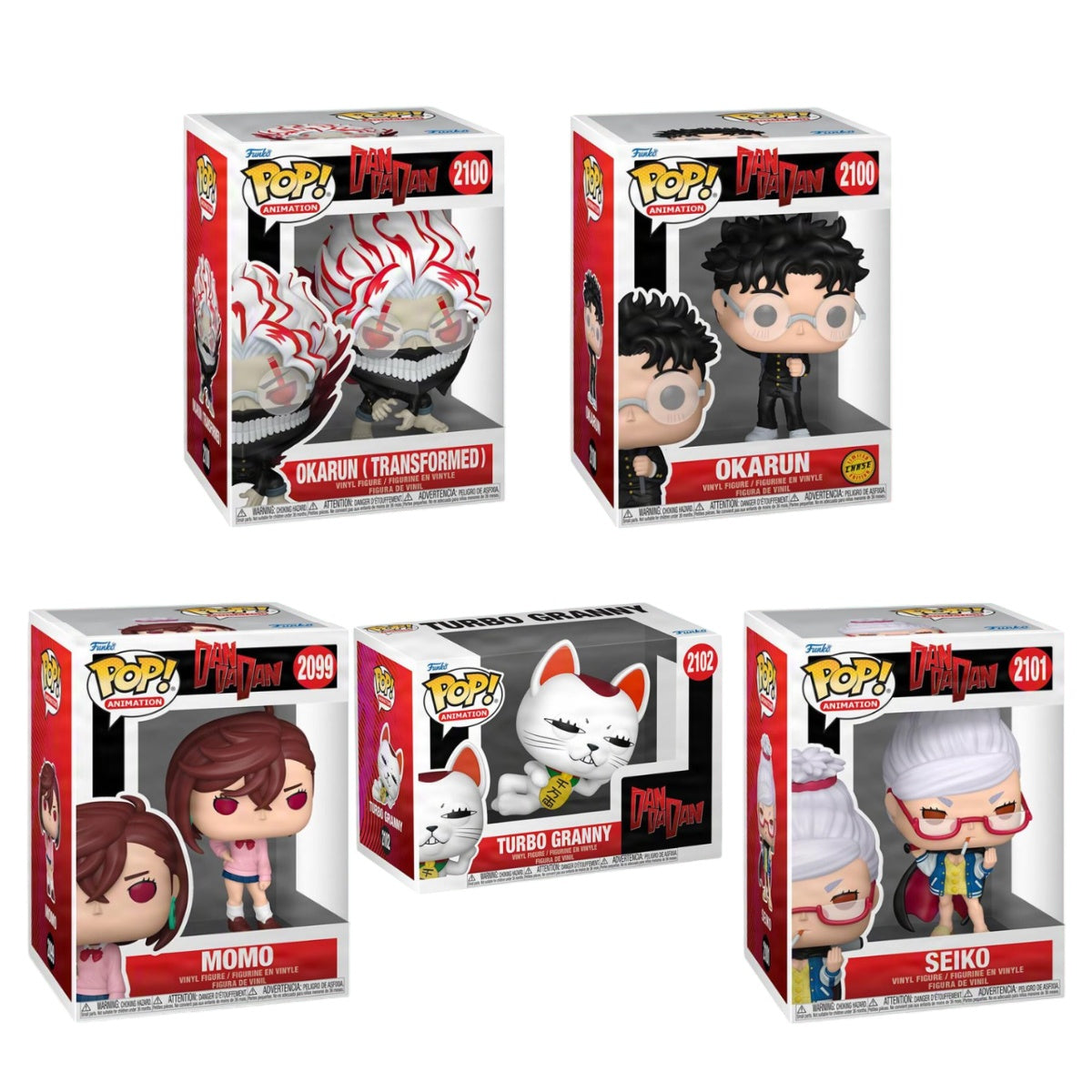 Funko Pop! Animation: Dandadan: 5 Pop Bundle