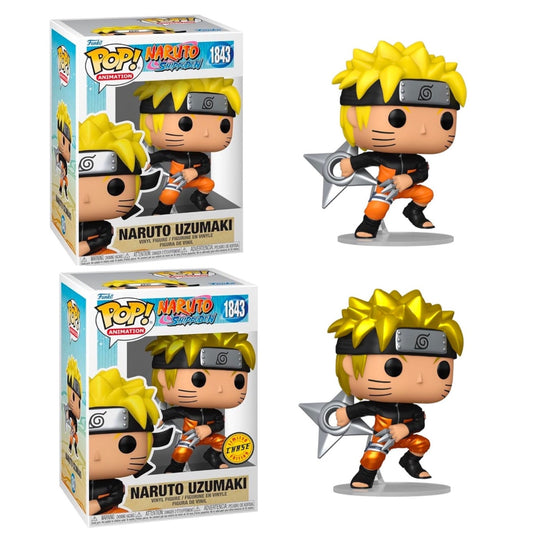 Funko Pop! Animation: Naruto Shippuden: Naruto with Giant Shuriken (Chase Bundle)