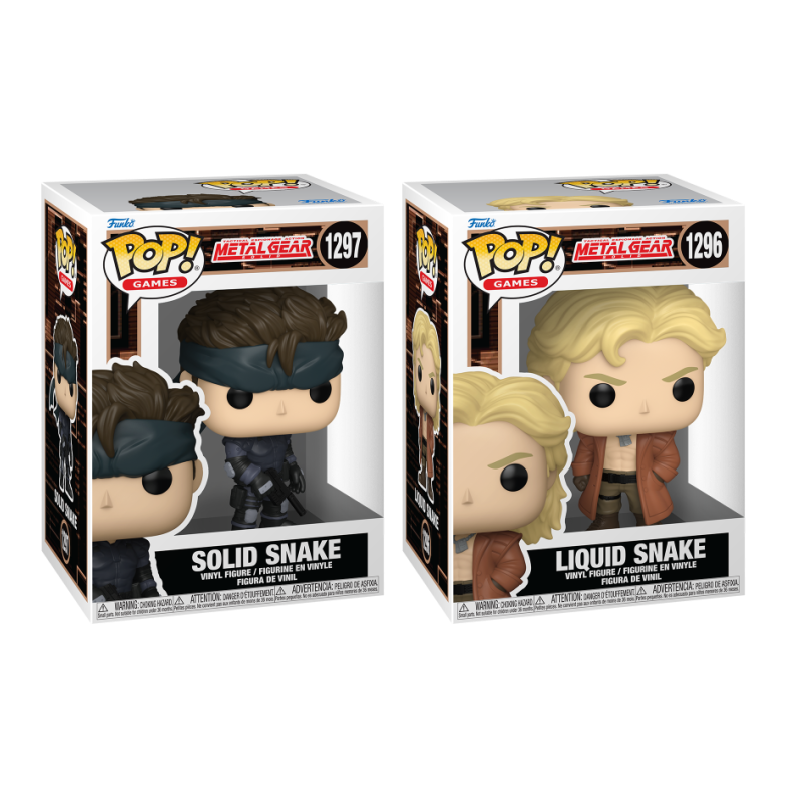 Funko Pop! Games: Metal Gear Solid: 2 Pop Bundle
