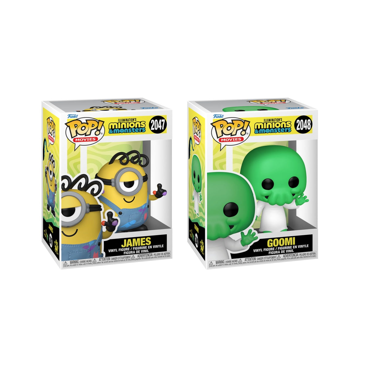Funko Pop! Movies: Minions and Monsters: 2 Pack Bundle