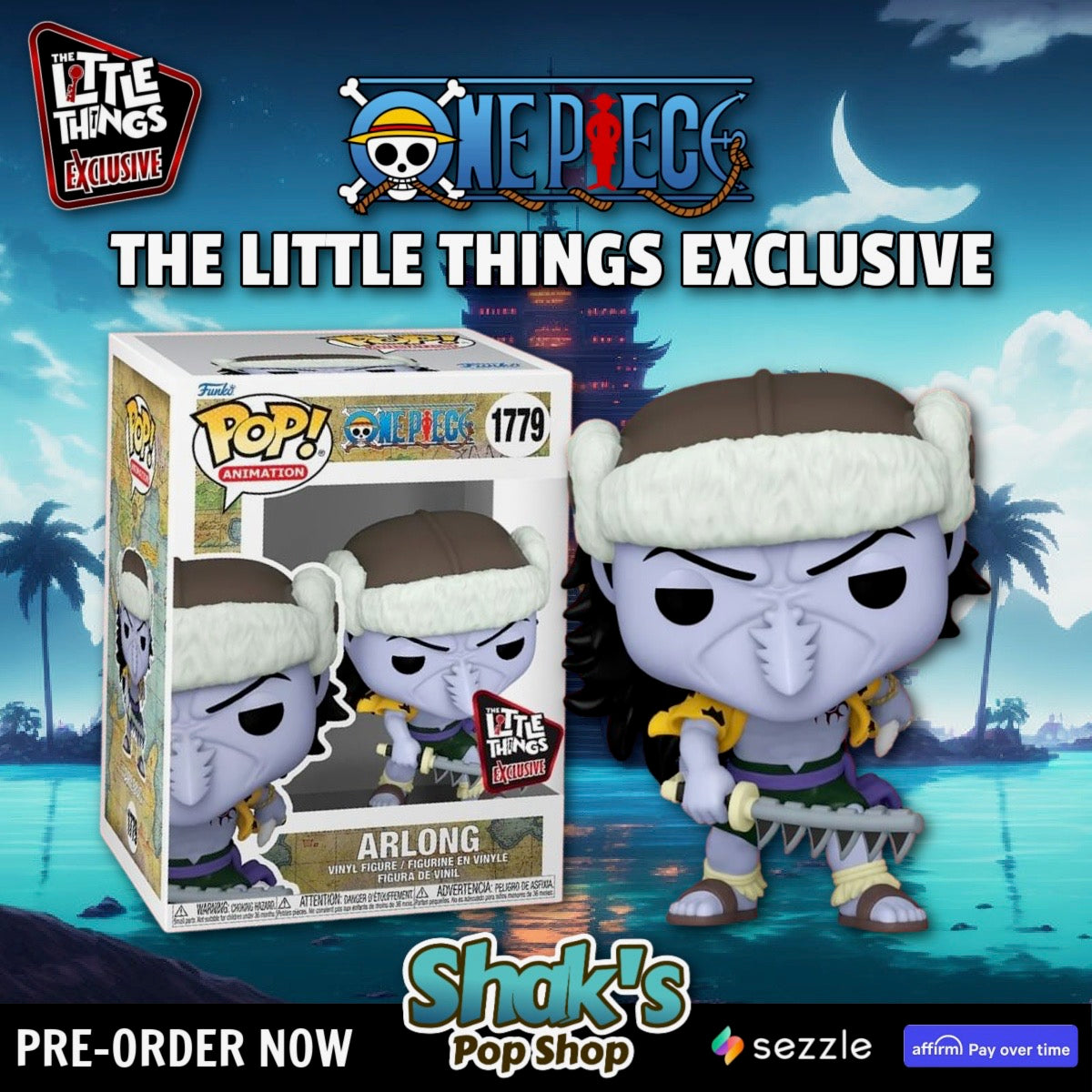 Funko Pop! Animation: One Piece: Arlong (The Little Things Exclusive)