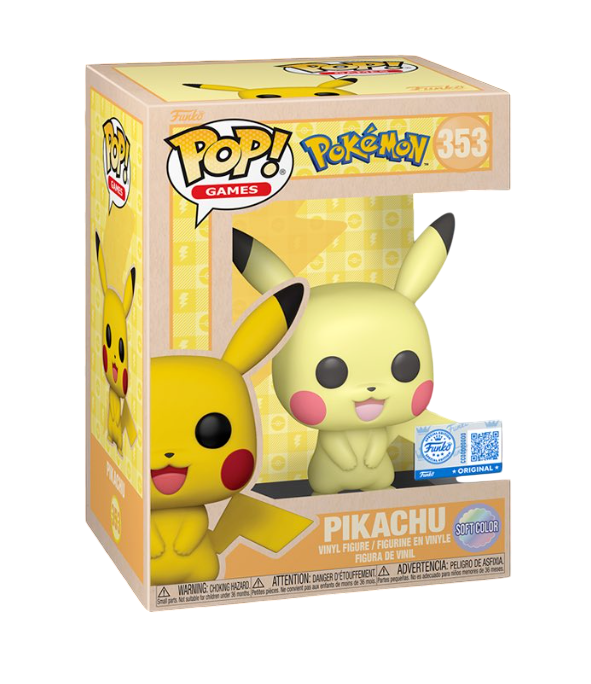 Funko Pop! Games: Pokemon: Pikachue (Soft Color) (Funko Special Edition)