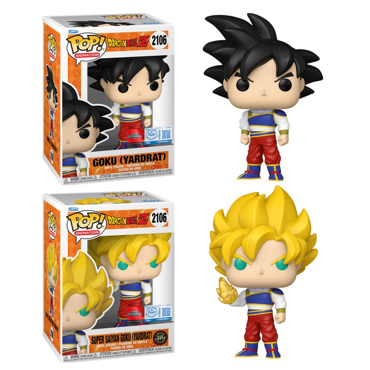 Funko Pop! Animation: Dragon Ball Z: Goku (Yardrat) (2025 Anime Pasadena Debut) (Chase Bundle)