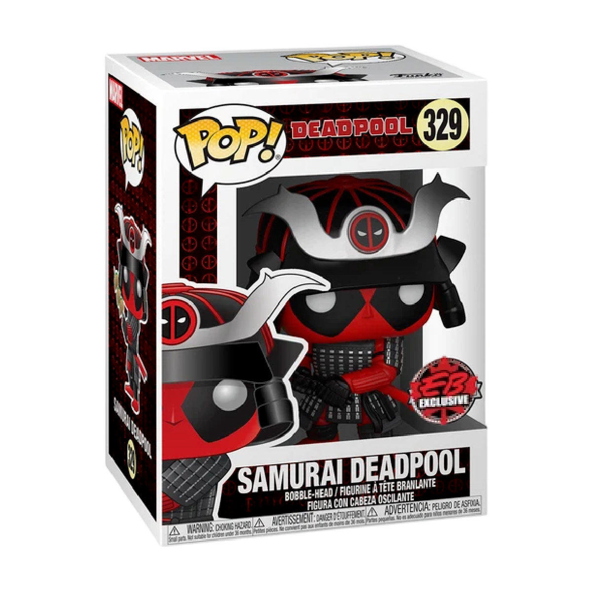 Funko Pop! Marvel: Deadpool: Samurai Deadpool (EB Games Canada Exclusive) (Box Imperfection)