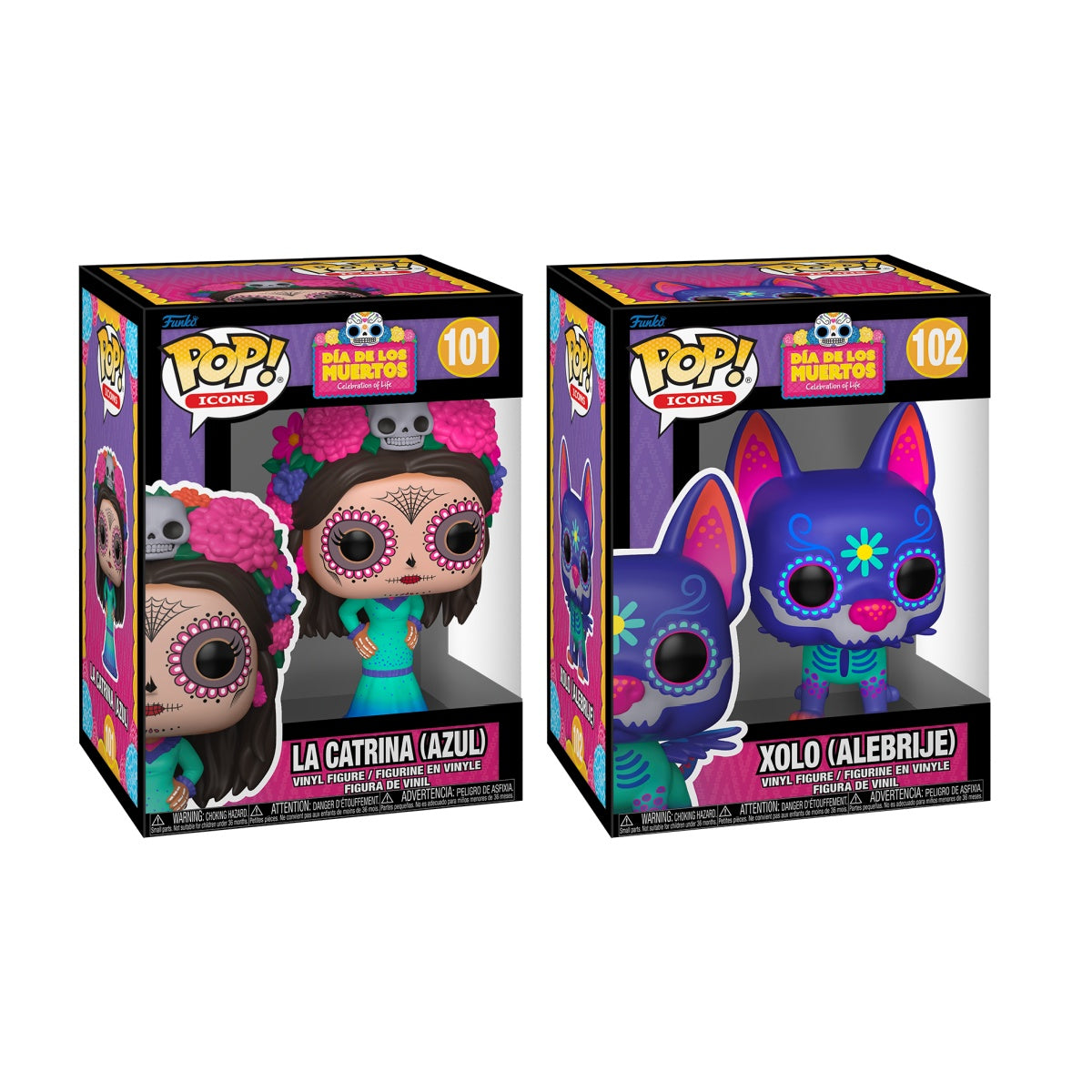 Funko Pop! Icons: Dia De Los Muertos: 2 Pop Bundle