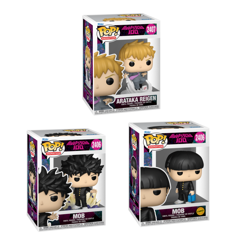 Funko Pop! Animation: Mob Psycho 100: 3 Pop Bundle