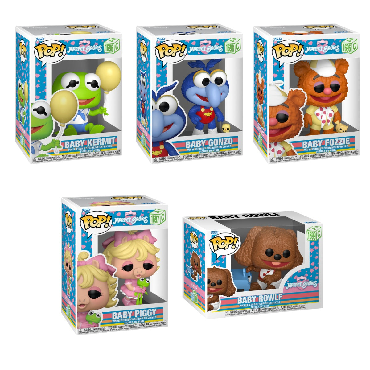 Funko Pop! Disney: Muppet Babies: 5 Pop Bundle