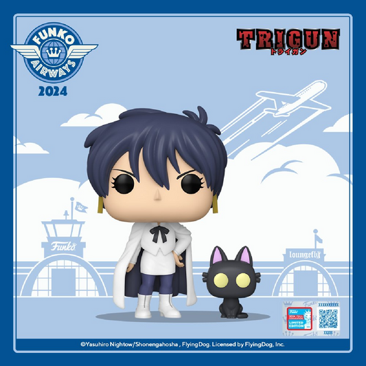 Funko Pop! Animation: Trigun - Meryl Stryfe with Kuroneko (2024 NYCC Shared Exclusive)