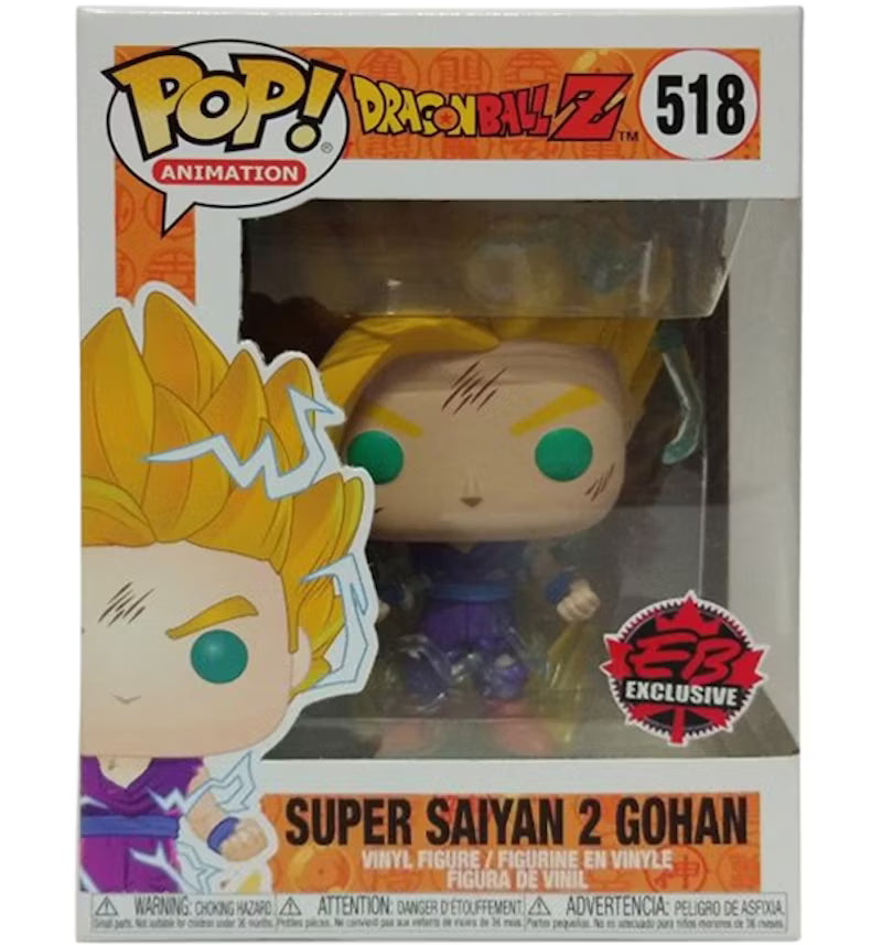 Funko Pop! Animation: Dragon Ball Z: Super Saiyan 2 Gohan (EB Games Exclusive) - Shak's Pop Shop