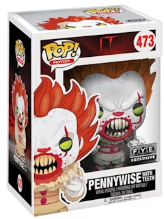 Funko Pop! Movies: It: Pennywise with Teeth (FYE Exclusive) (Box Imperfection)