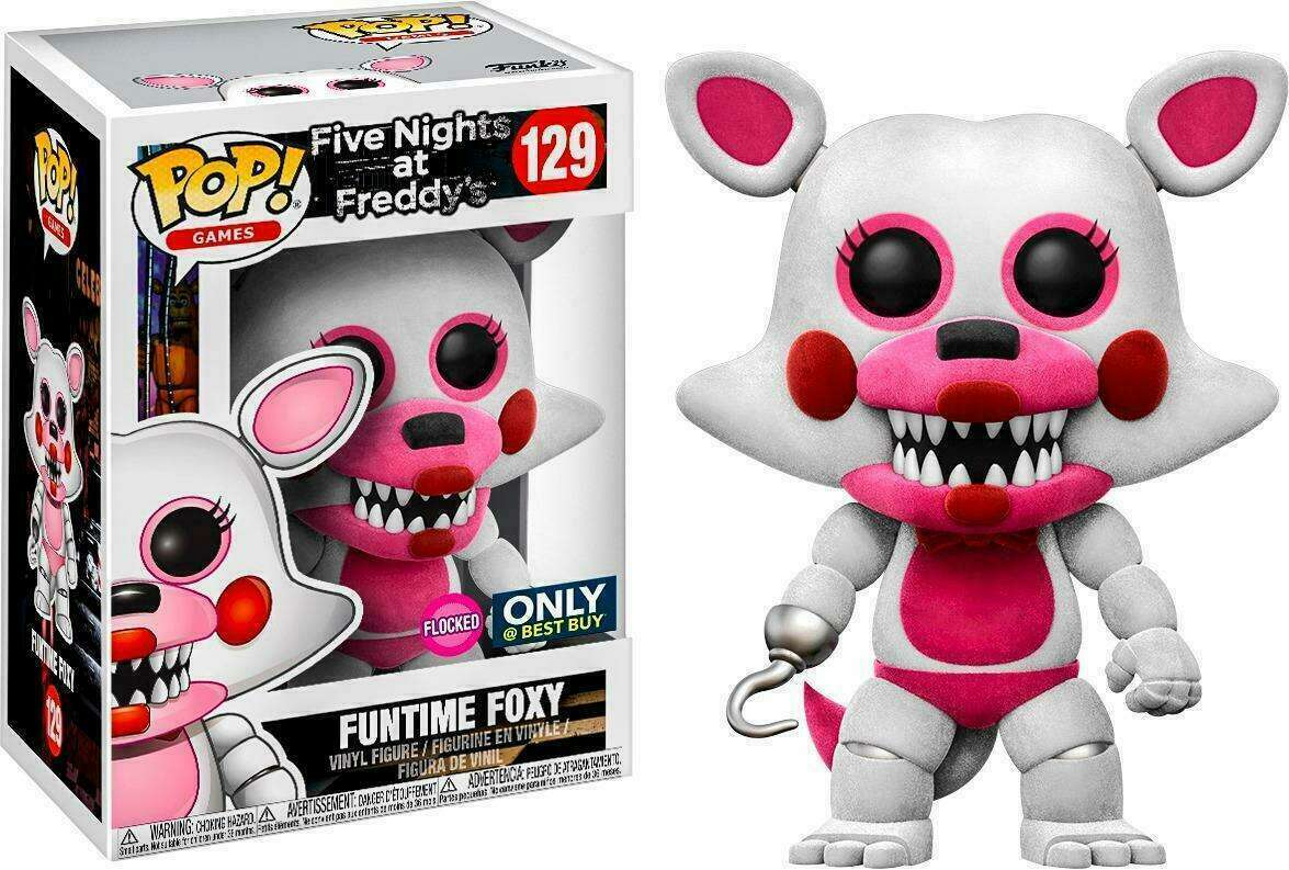 Funko Pop! Games: Five Nights at Freddy's: Funtime Foxy (Flocked) (Best Buy Exclusive)