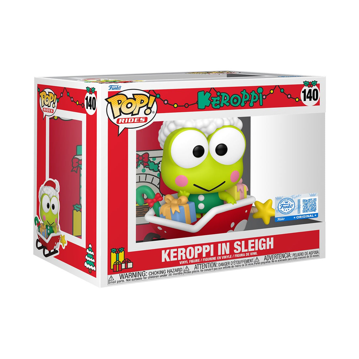 Funko Pop! Rides: Sanrio: Keroppi in Sleigh (Funko Special Edition)