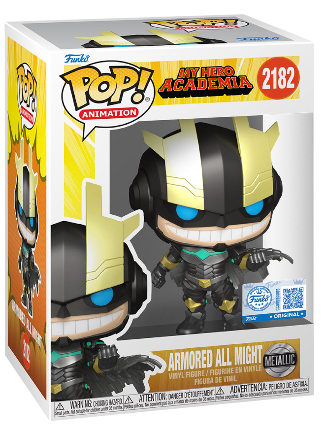 Funko Pop! Animation: My Hero Academia: Armored All Might (Metallic) (GameStop Exclusive)