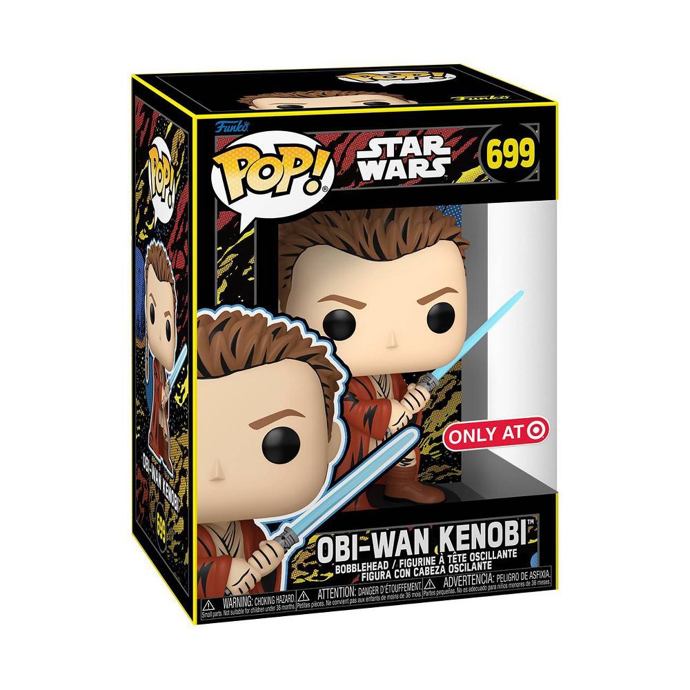 Funko Pop! Star Wars Retro Series: The Phantom Menace Obi-Wan Kenobi (Target Exclusive) (Box Imperfection)