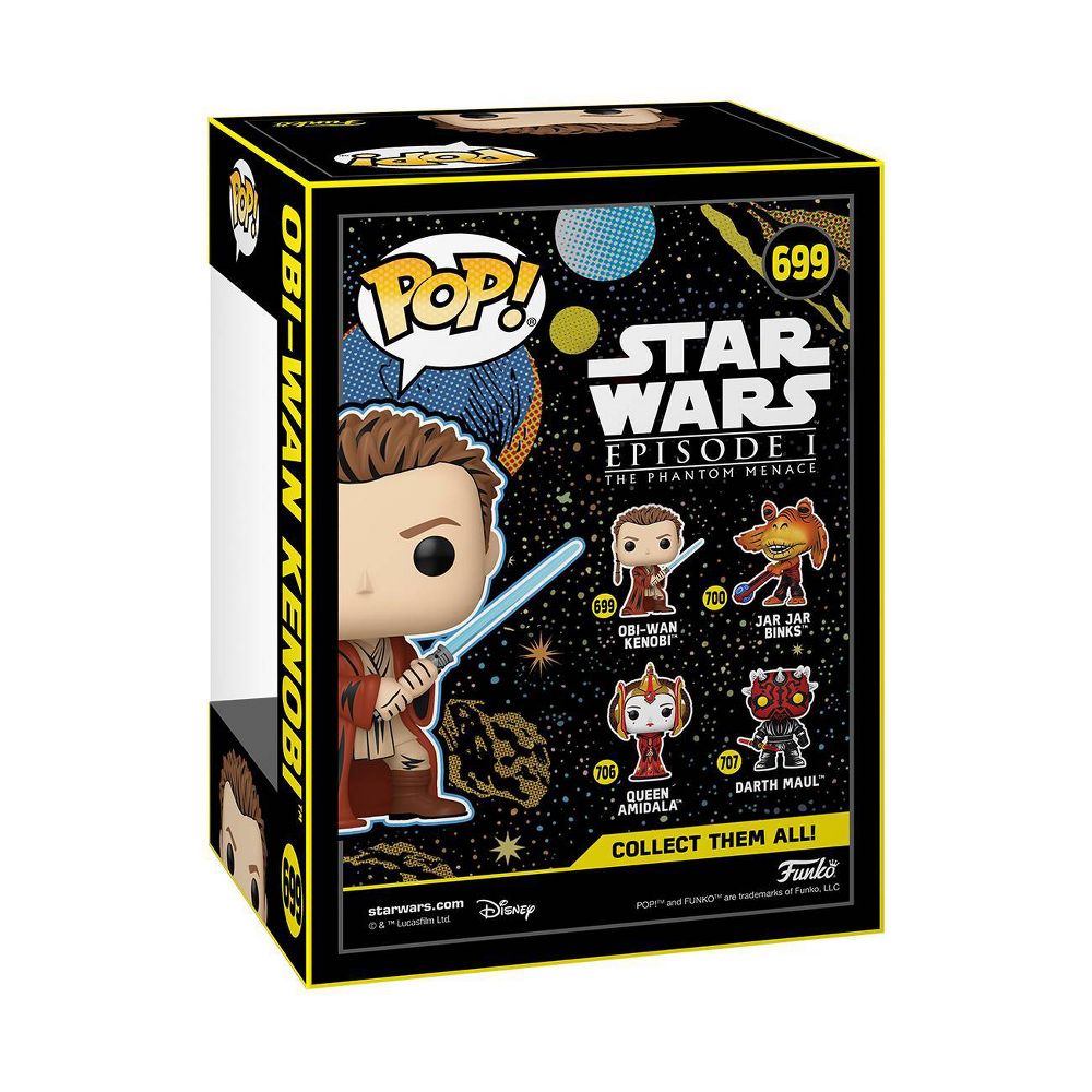 Funko Pop! Star Wars Retro Series: The Phantom Menace Obi-Wan Kenobi (Target Exclusive) (Box Imperfection)