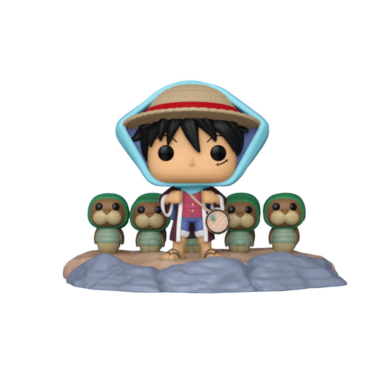 Funko Pop! Animation Moments: One Piece: Monkey D Luffy Trains Kung Fu Dugong - Crunchyroll Exclusive