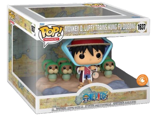 Funko Pop! Animation Moments: One Piece: Monkey D Luffy Trains Kung Fu Dugong - Crunchyroll Exclusive