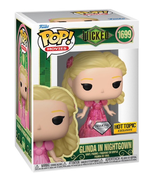 Funko Pop! Movies: Wicked: Glinda in Nightgown (Glitter) (Hot Topic Exclusive)