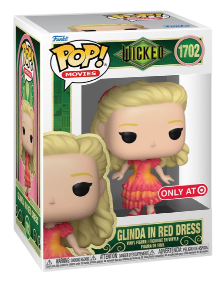 Funko Pop! Movies: Wicked: Glinda in Red Dress (Glitter) (Target Exclusive)